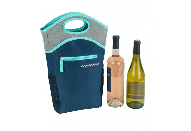  GLACIERE SOUPLE PORTE 2 BOUTEILLES - SAND WINE TOTE CAMPINGAZ 