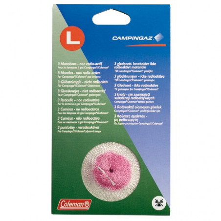 LOT DE 3 MANCHONS TAILLE L POUR LAMPES A GAZ CAMPINGAZ 68656 LOT DE 3 MANCHONS TAILLE L POUR LAMPES A GAZ CAMPINGAZ 68656