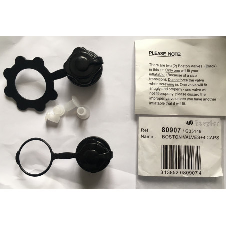 2 VALVES BOSTON (deux dimensions) POUR VESSIE LATERALE + 4 BOUCHONS SEVYLOR 80907 2 VALVES BOSTON (deux dimensions) POUR VESSIE LATERALE + 4 BOUCHONS SEVYLOR 80907