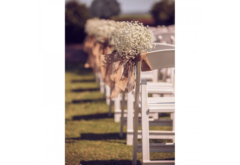 LOCATION CHAISE POLYPRO BLANCHE "MARIAGE" AVEC ASSISE REMBOUREE