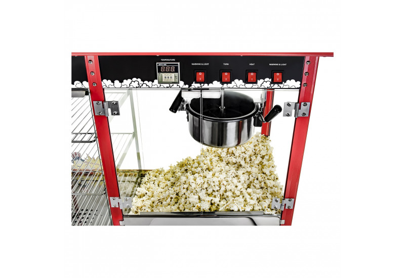 LOCATION MACHINE A POPCORN AVEC ZONE DE MAINTIENT AU CHAUD