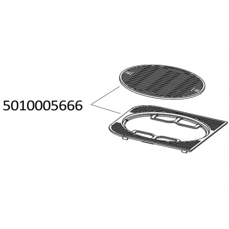 GRILLE DE CUISSON "CULINARY MODULAR" EMAILLEE BRILLANTE POUR BARBECUE A POSER ATTITUDE CAMPINGAZ 5010005666 GRILLE DE CUISSON "CULINARY MODULAR" EMAILLEE BRILLANTE POUR BARBECUE A POSER ATTITUDE CAMPINGAZ 5010005666