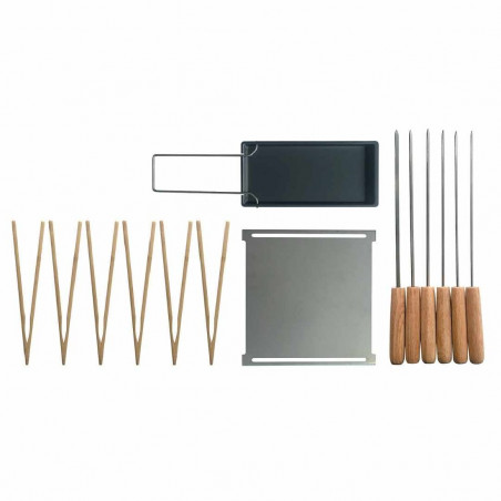 KIT ACCESSOIRES POUR BARBECUE NOMADE "BARBECUE PARTY" COOKUT