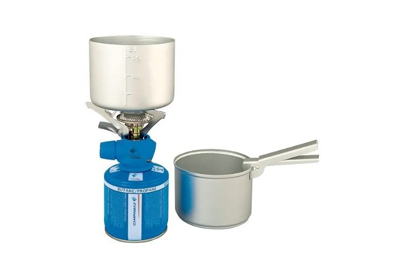  RECHAUD TWISTER PLUS KIT + CASSEROLES + POIGNEE CAMPINGAZ 