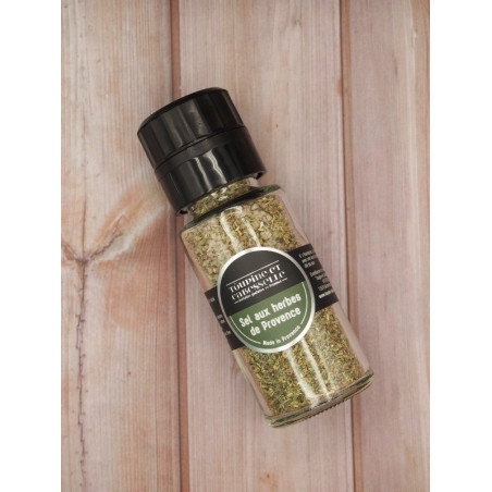 SEL AUX HERBES DE PROVENCE - MOULIN DE 80g SEL AUX HERBES DE PROVENCE - MOULIN DE 80g